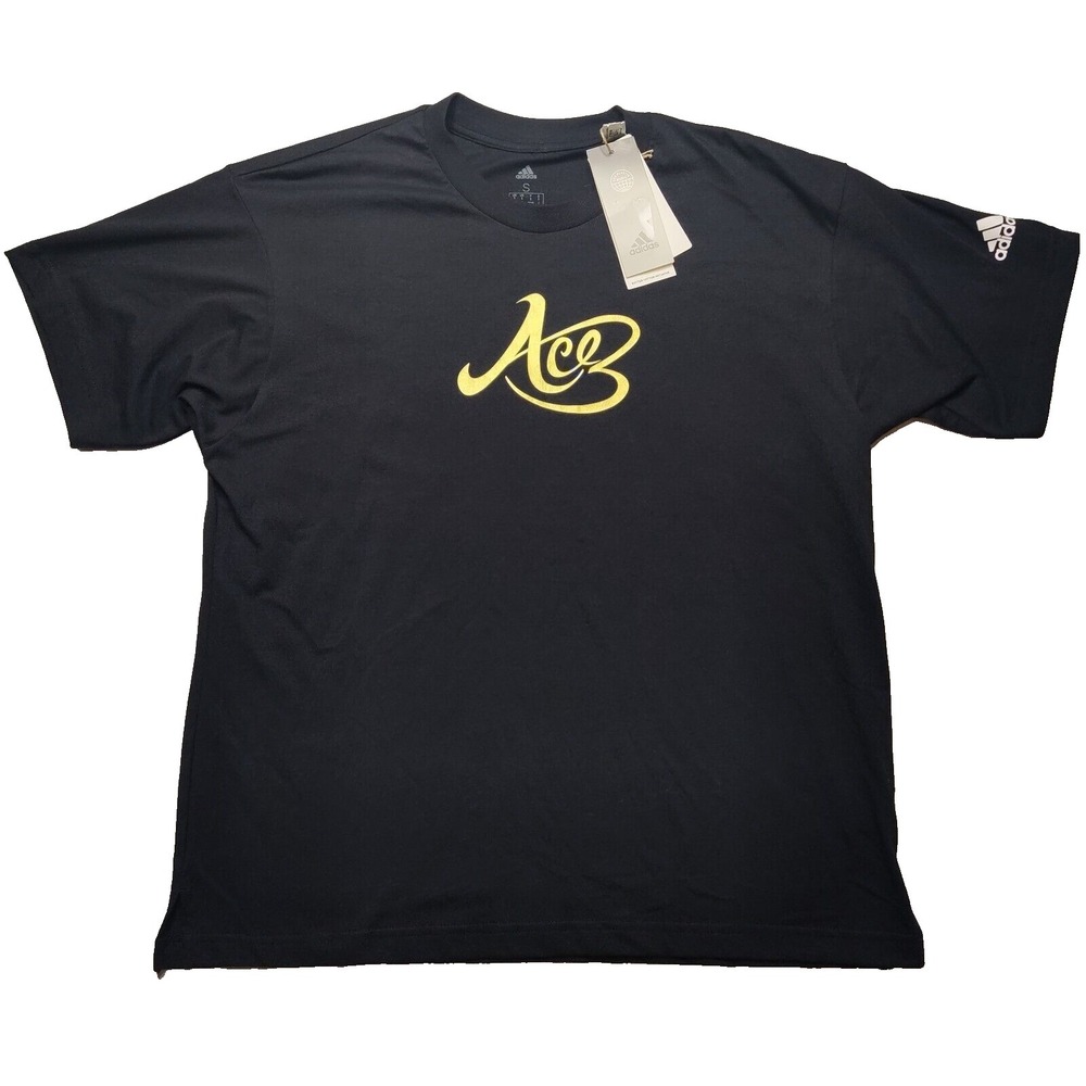 ADIDAS Candace ACE Parker Women Small Black Oversized T-Shirt NEW